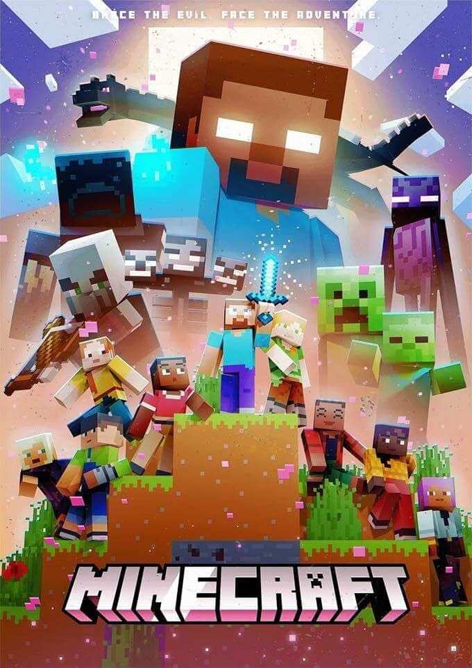 постер игры Minecraft 1.22 Java Edition